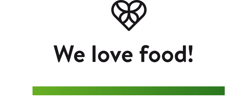 We love food